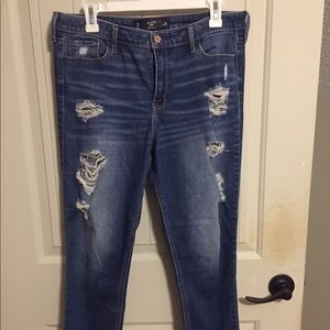 hollister high rise jeans